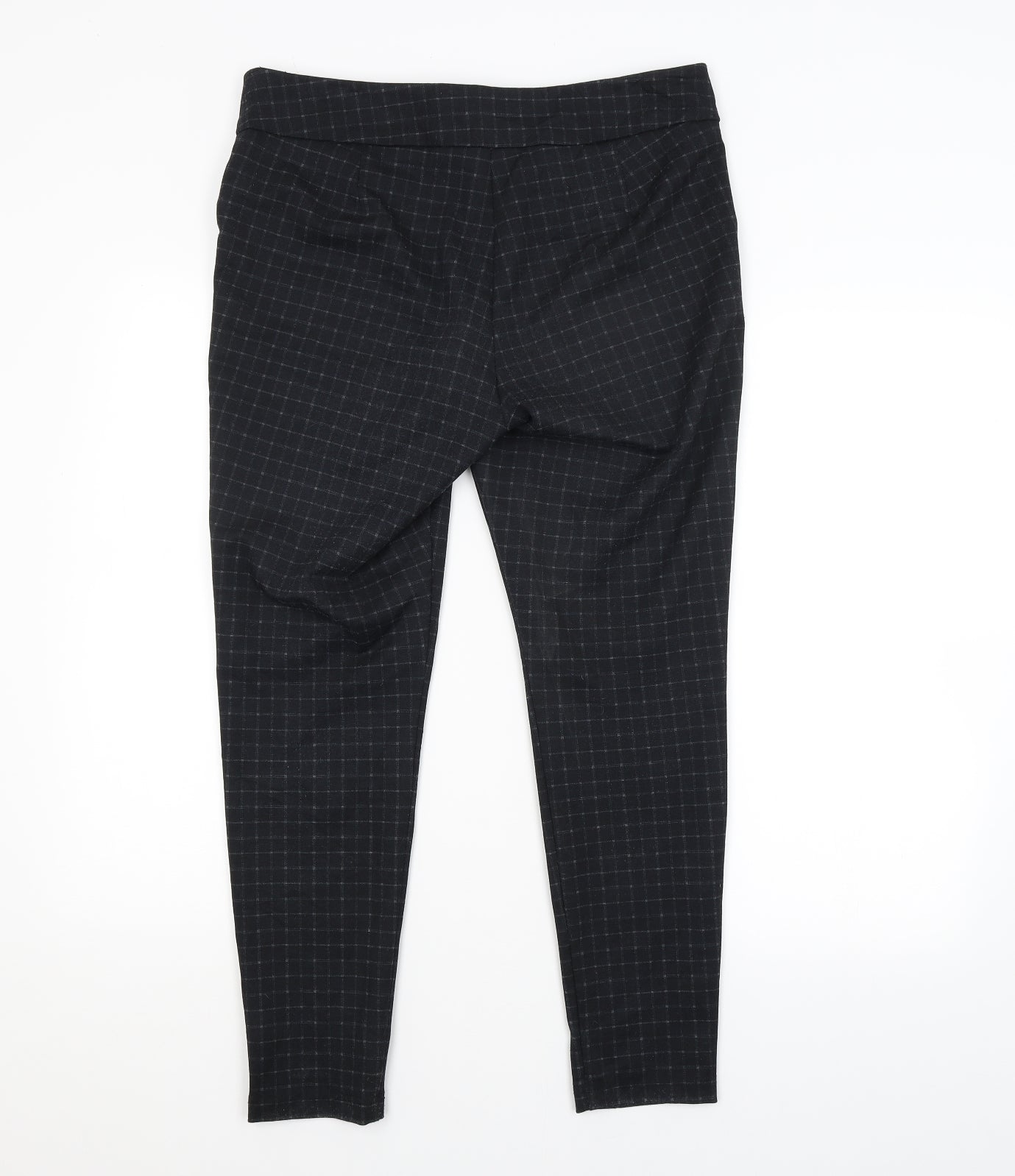 George Womens Grey Check  Trousers  Size 12 L26 in