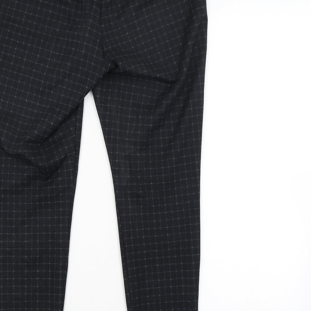 George Womens Grey Check  Trousers  Size 12 L26 in