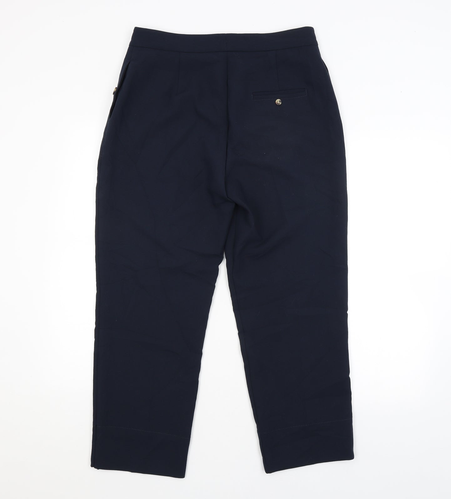 M&S Womens Blue   Trousers  Size 12 L25 in