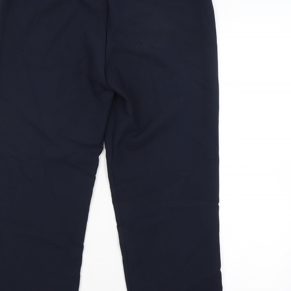 M&S Womens Blue   Trousers  Size 12 L25 in