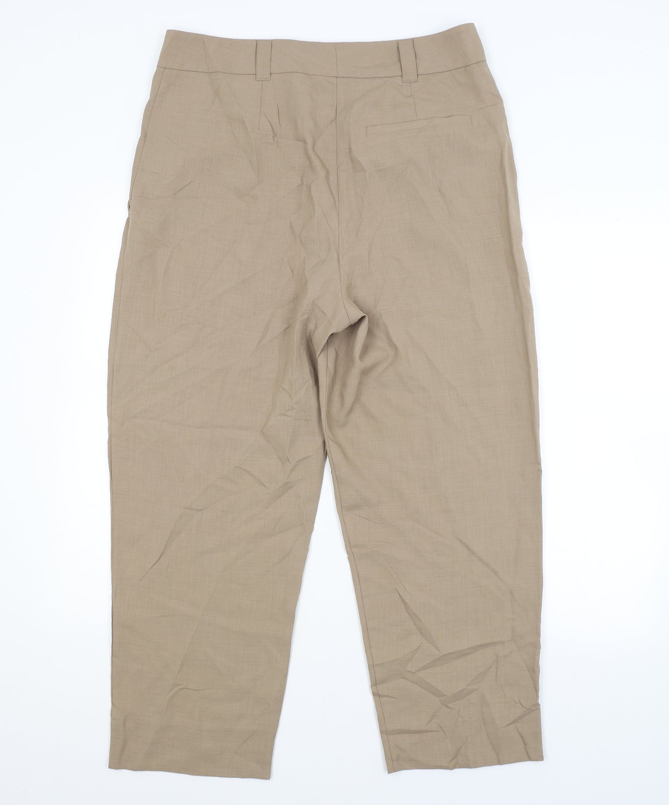 H&M Womens Brown   Trousers  Size 16 L25 in