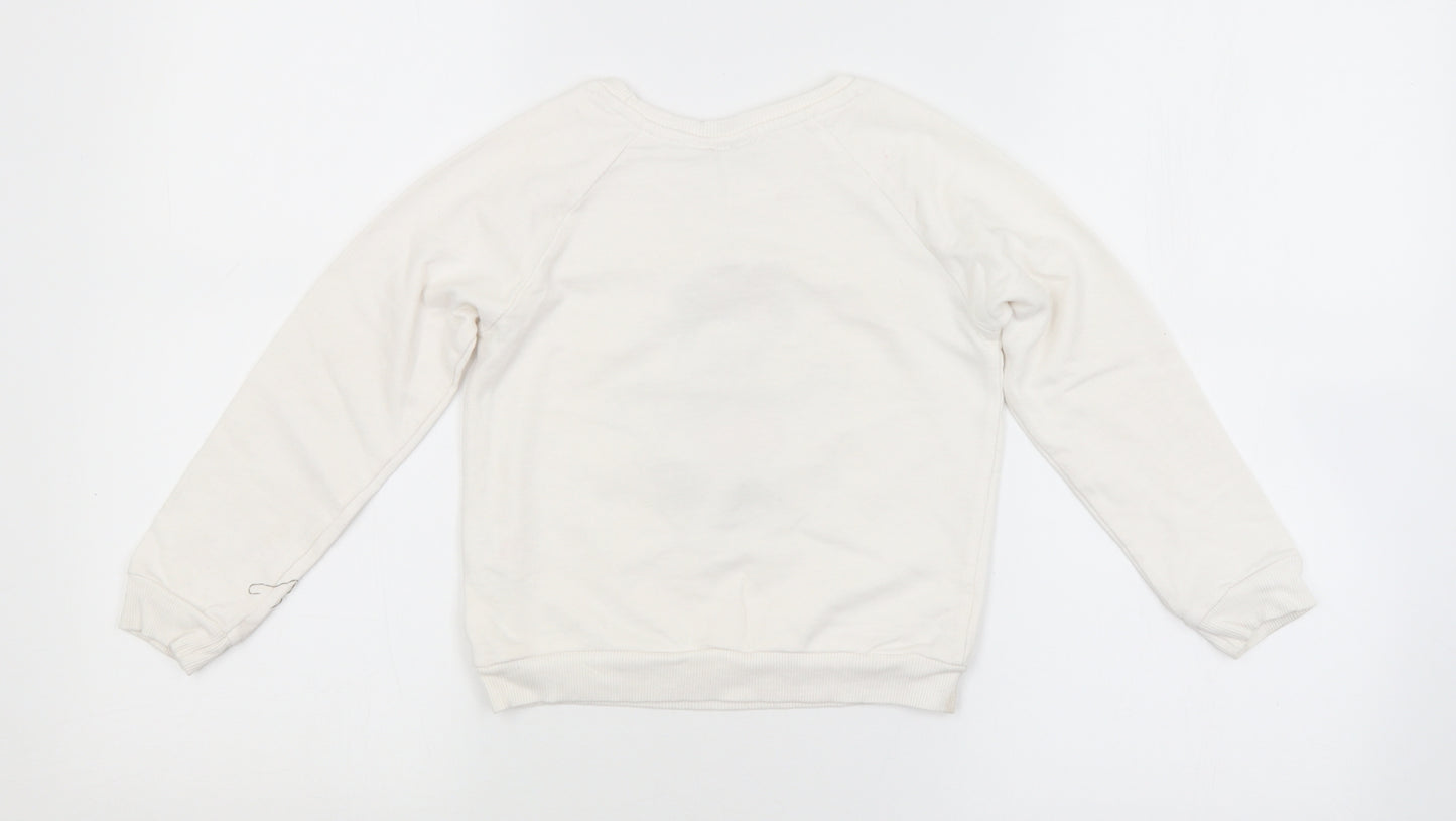 Disney Girls White   Pullover Jumper Size 4-5 Years  - MINNIE MOUSE