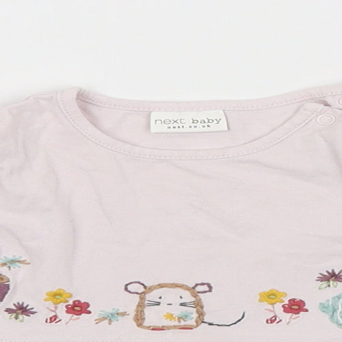 NEXT Girls Pink   Basic Blouse Size 0-3 Months