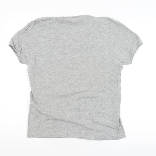 SCOTT & LEE Womens Grey   Basic T-Shirt Size S
