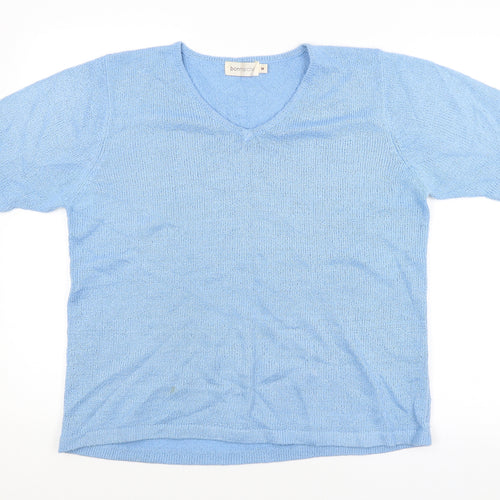 Bonmarché Womens Blue   Pullover Jumper Size M