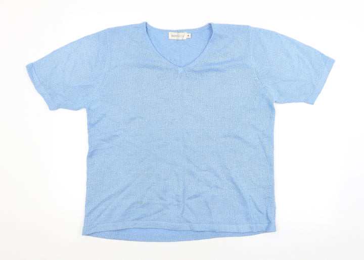 Bonmarché Womens Blue Pullover Jumper Size M