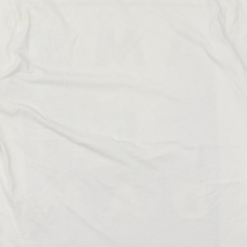 George Mens White    T-Shirt Size M  - Amsterdam