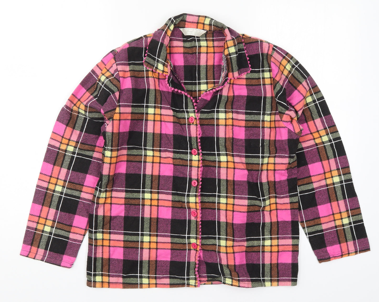 Primark Womens Pink Check  Top Pyjama Top Size 8