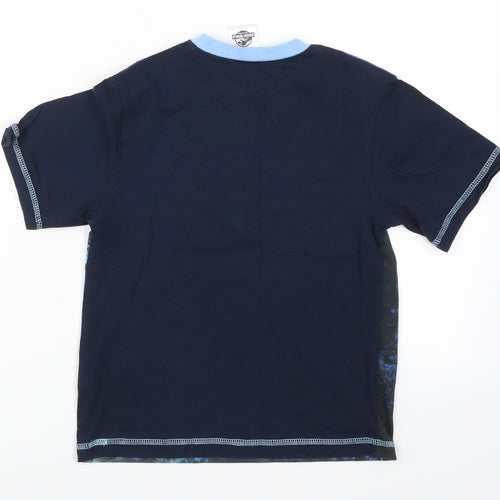 Preworn Boys Blue    Pyjama Top Size 7-8 Years  - Raptor