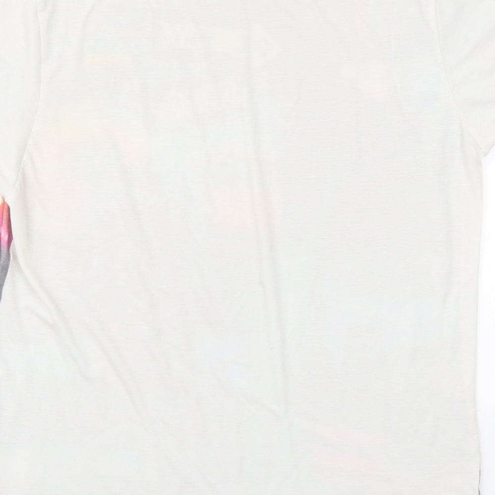 Brave Soul Mens Multicoloured    T-Shirt Size M  - One Way