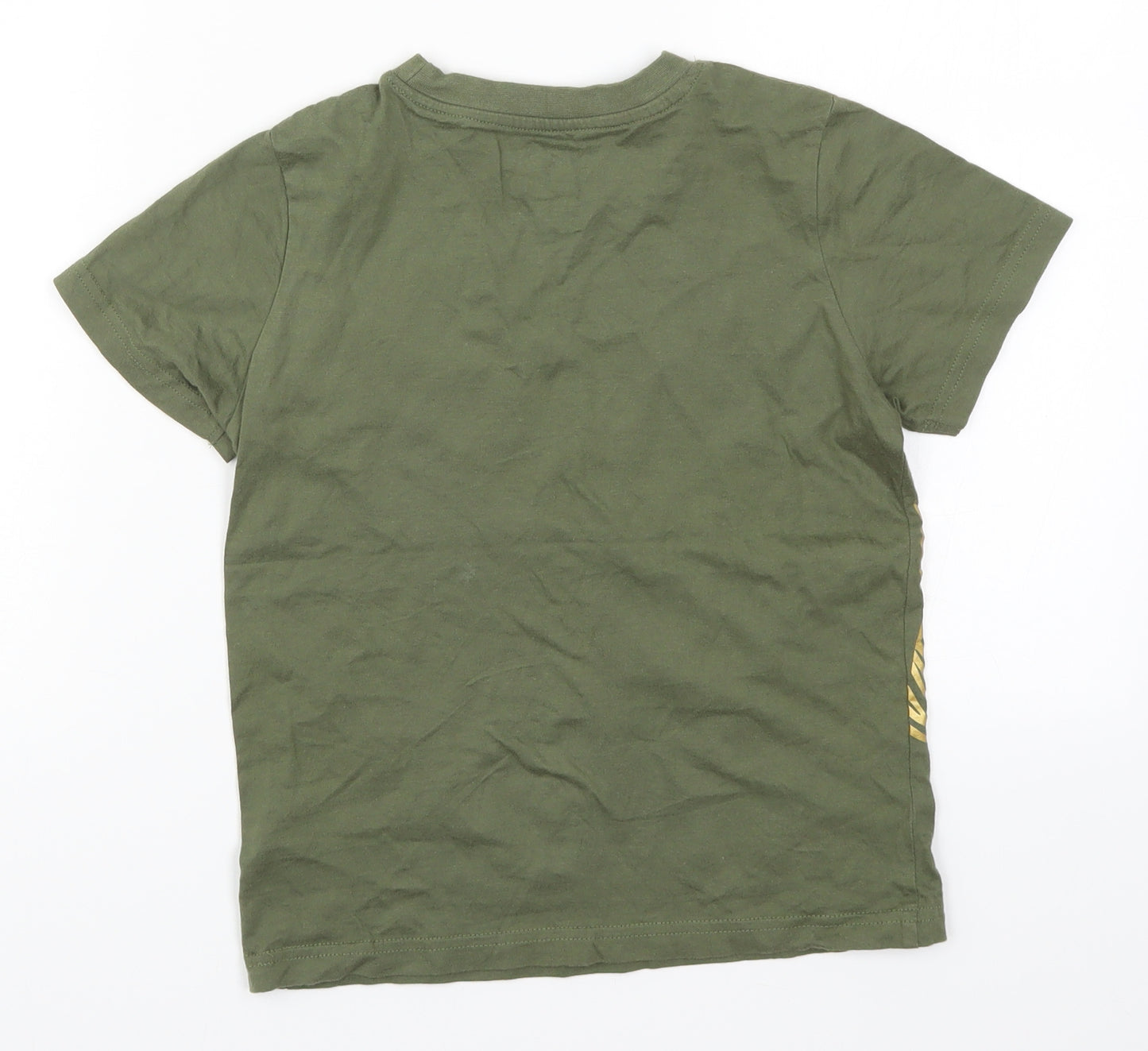 Primark Boys Green   Basic T-Shirt Size 7-8 Years  - Jurassic Park
