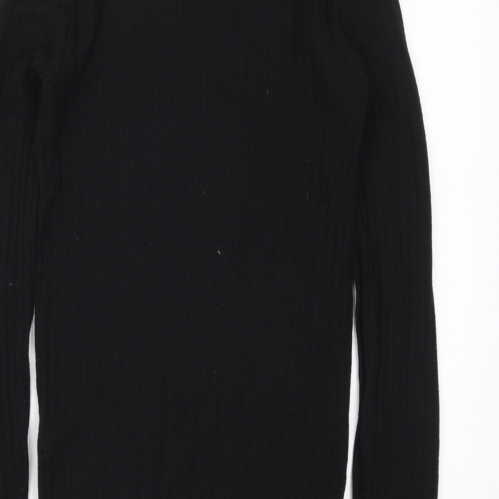 Primark Womens Black  Knit Pullover Jumper Size 10