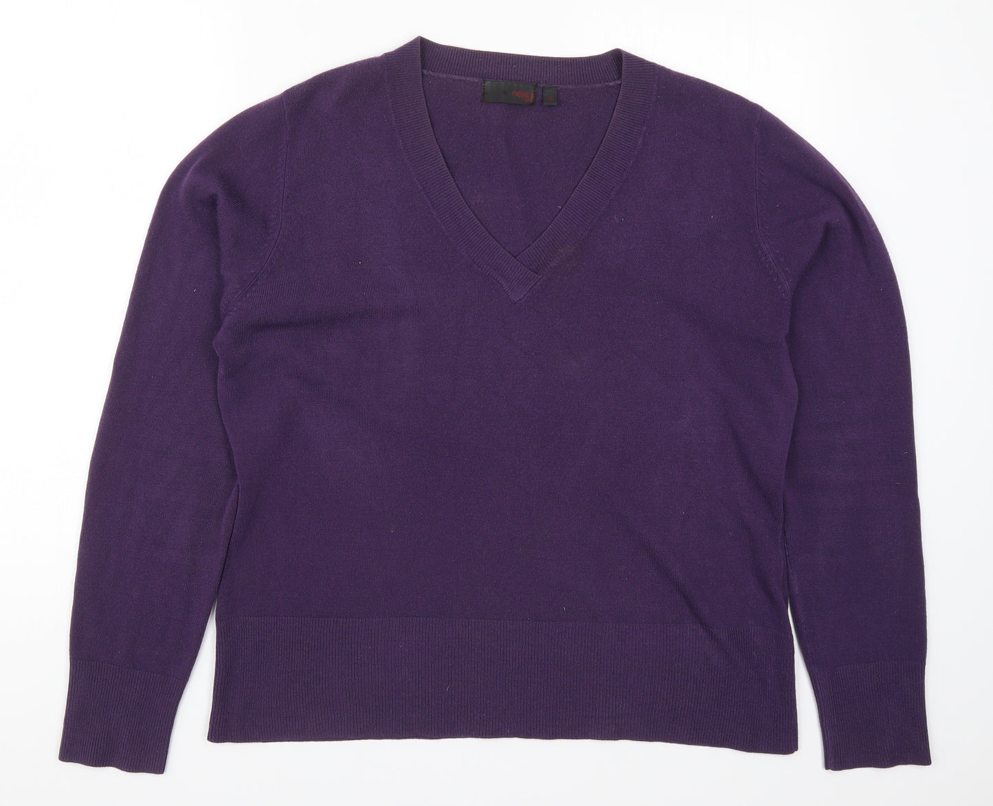 NEXT Womens Purple  Knit Pullover Jumper Size 20