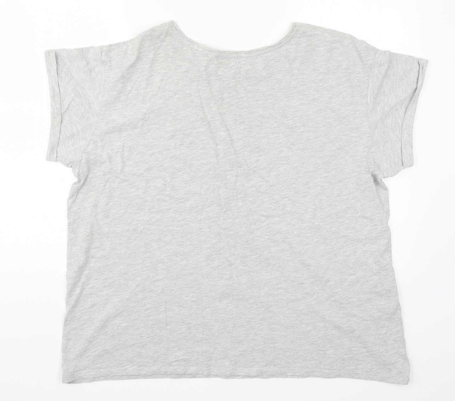 Papaya Womens Grey   Basic T-Shirt Size XL