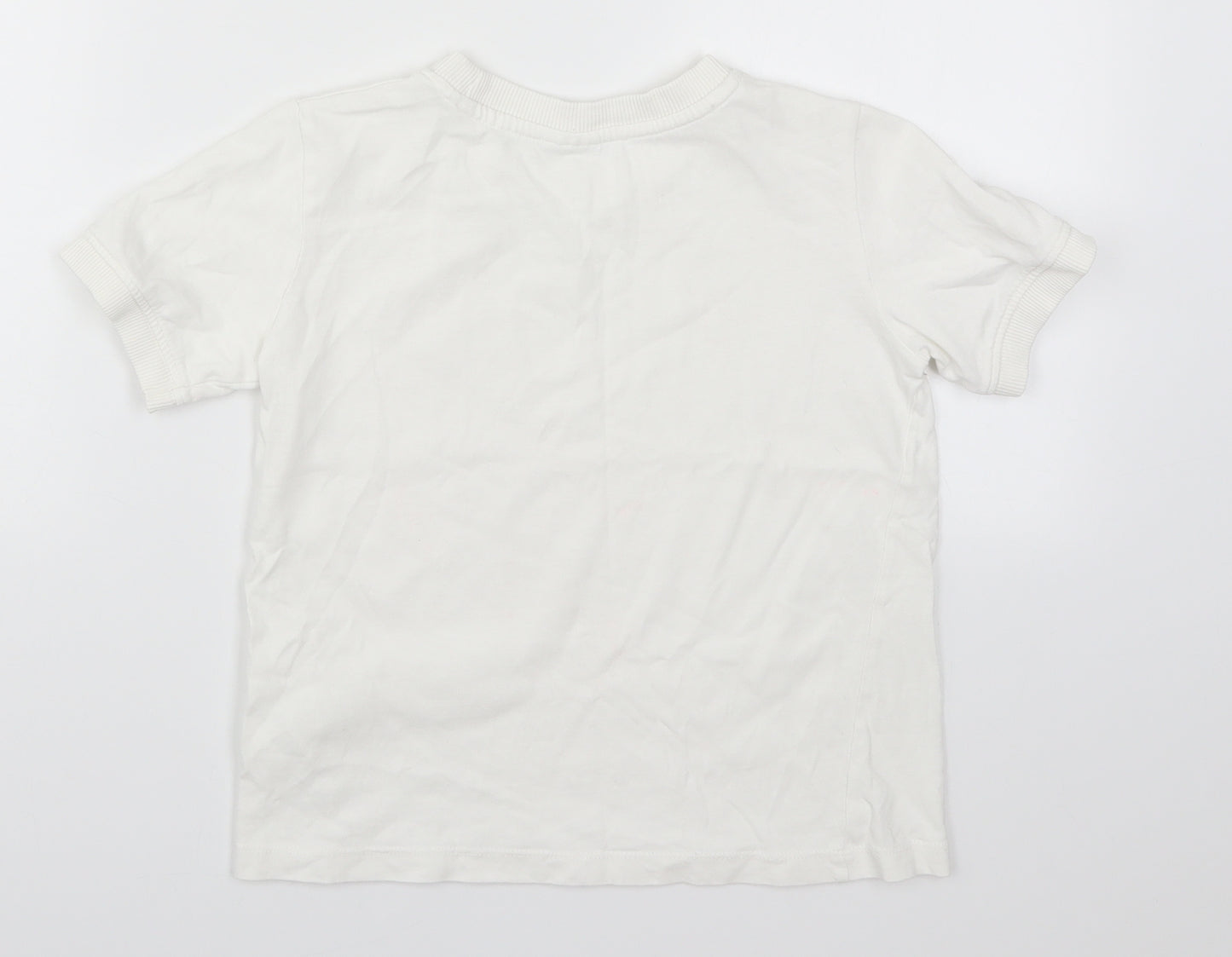 Zara Boys White   Basic T-Shirt Size 9 Years