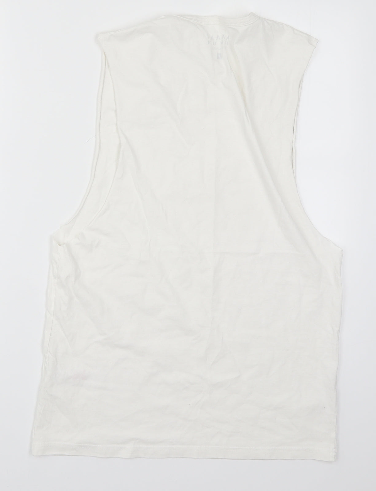 Boohoo MAN Mens White    T-Shirt Size S  - Tank Top