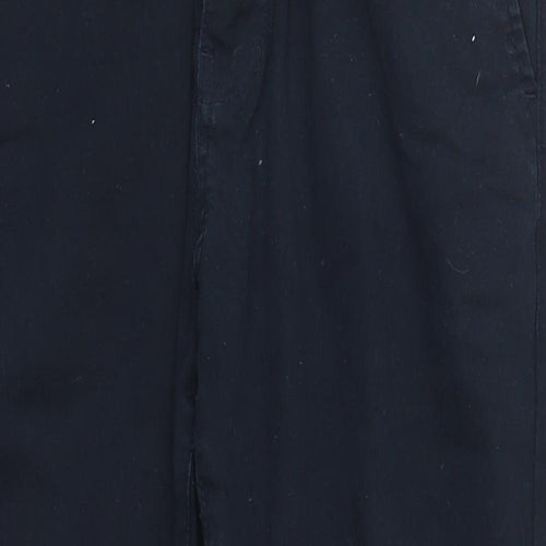 989 Zeenzo Mens Blue   Chino Trousers Size 32 L25 in