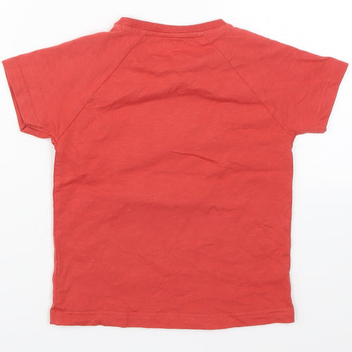 Nutmeg Boys Red   Basic T-Shirt Size 4-5 Years  - Goal