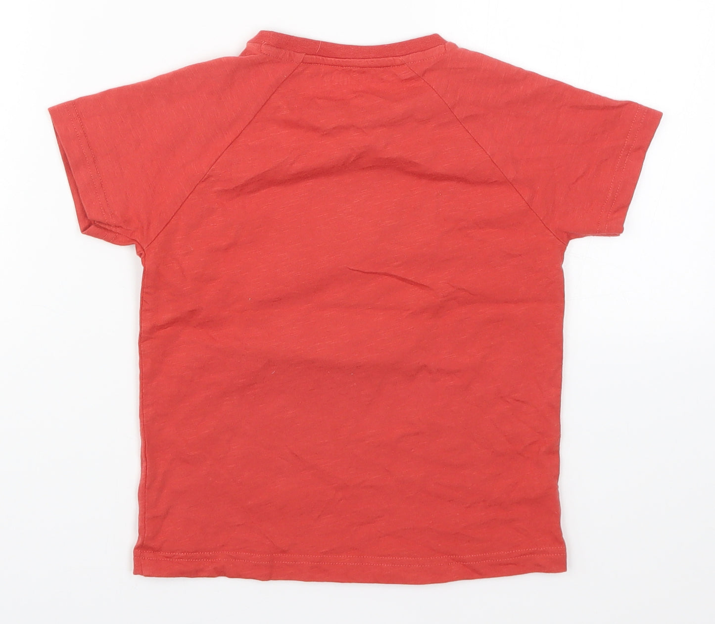 Nutmeg Boys Red   Basic T-Shirt Size 4-5 Years  - Goal