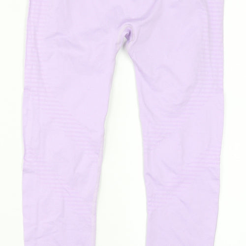 Pep&Co Womens Purple   Track Pants Leggings Size M L23 in