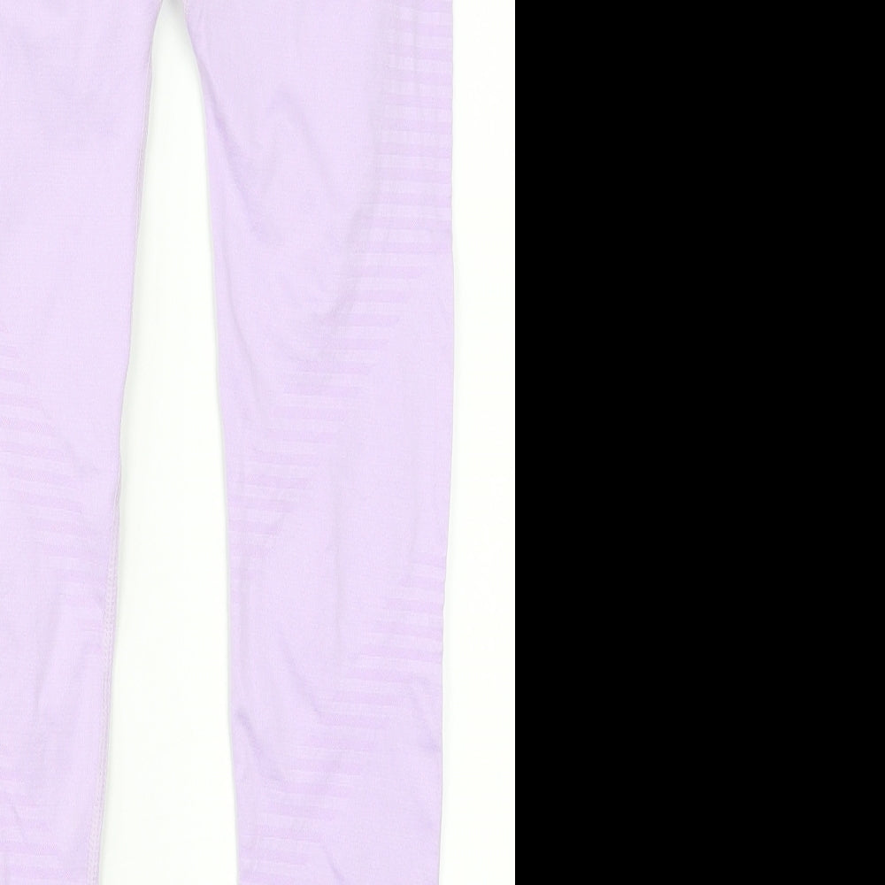 Pep&Co Womens Purple   Track Pants Leggings Size M L23 in
