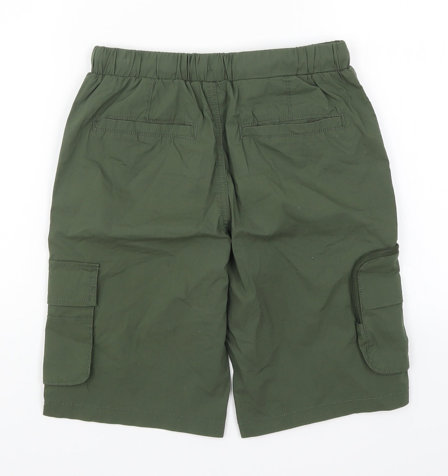 George Boys Green   Cargo Shorts Size 9-10 Years