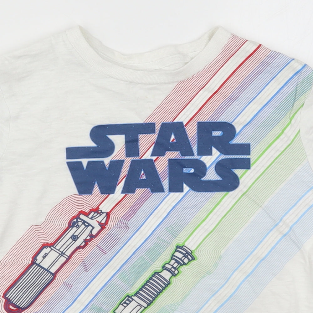 Gap Boys White   Basic T-Shirt Size 10-11 Years  - Star Wars