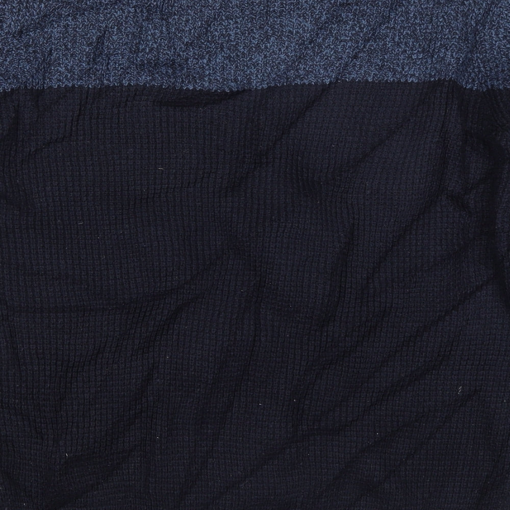 George Mens Blue  Knit Pullover Jumper Size L