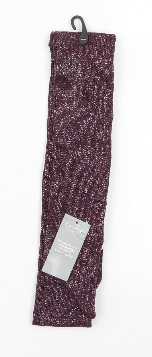 George Girls Purple  Knit Scarf Scarves & Wraps One Size