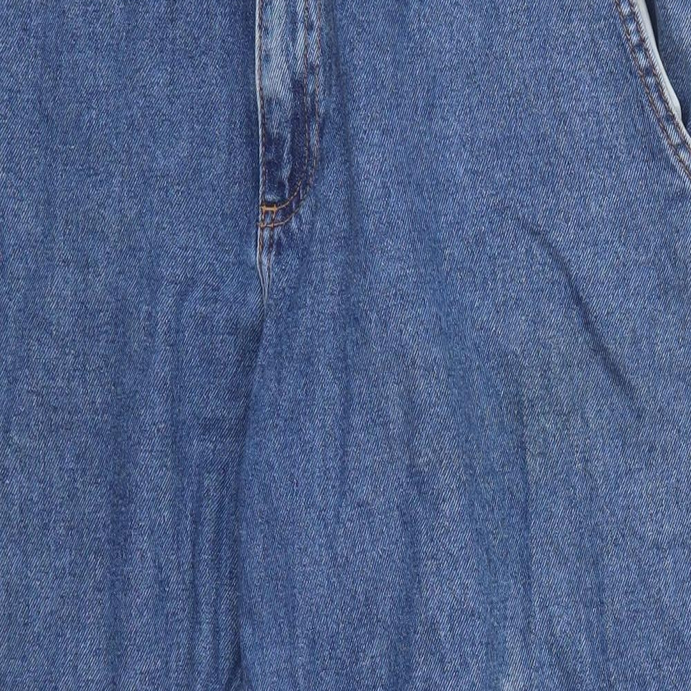 Denim Co Womens Blue  Denim Tapered Jeans Size 16 L25 in