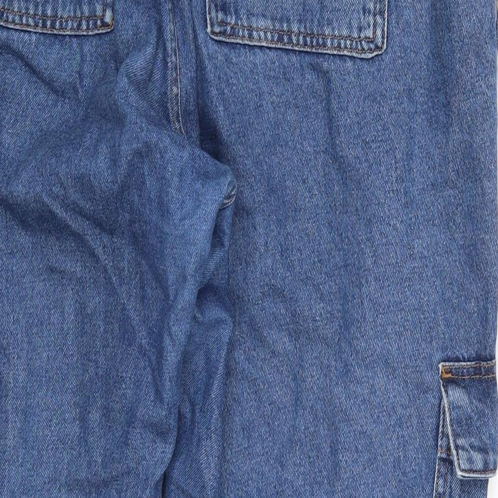 Denim Co Womens Blue  Denim Tapered Jeans Size 16 L25 in