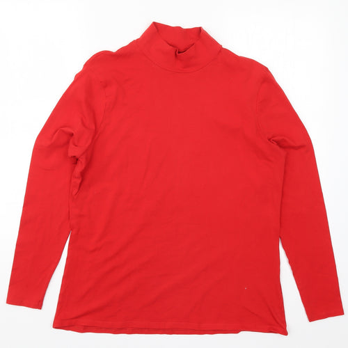 Marks and Spencer Womens Red   Basic T-Shirt Size 18