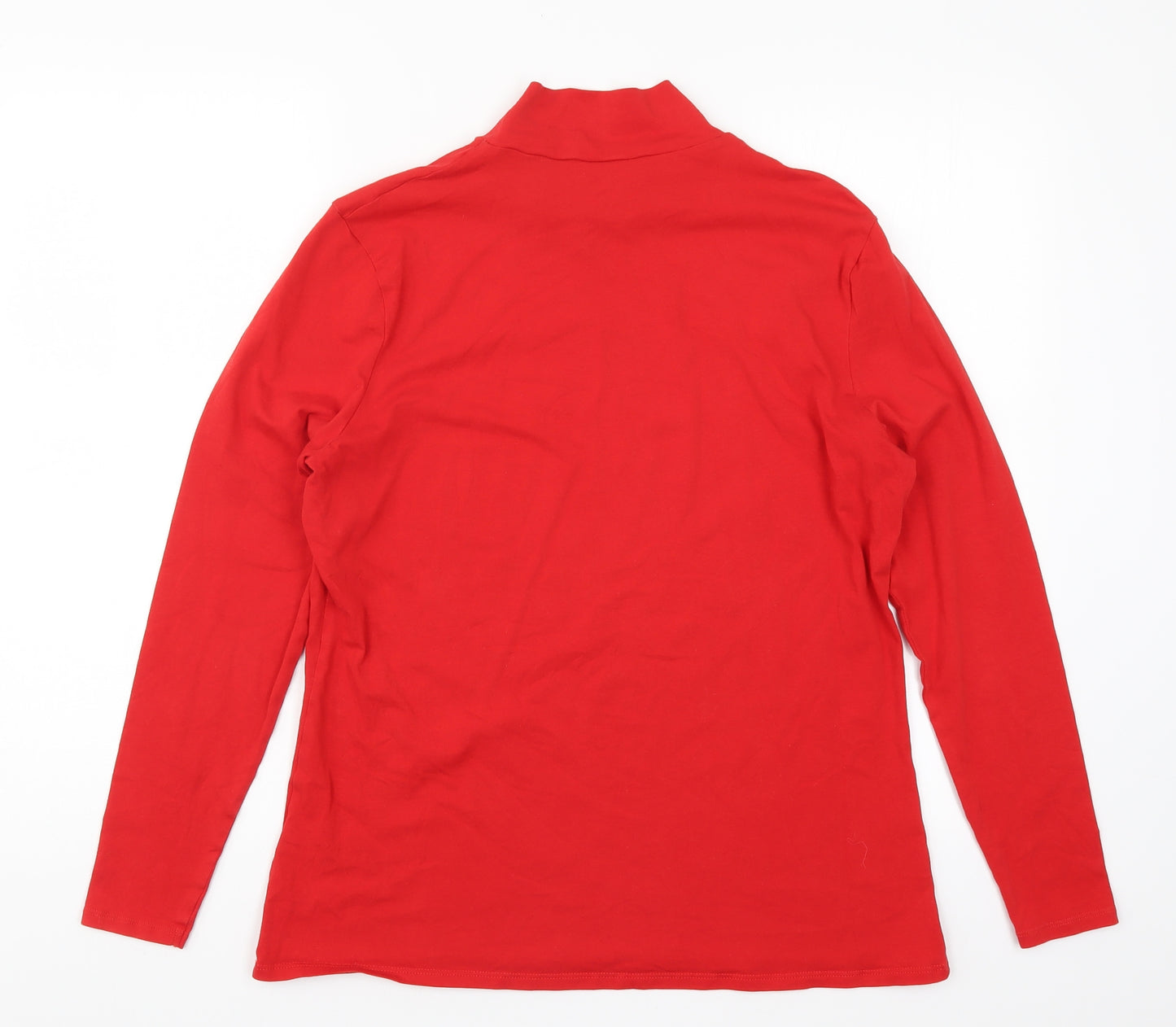 Marks and Spencer Womens Red   Basic T-Shirt Size 18