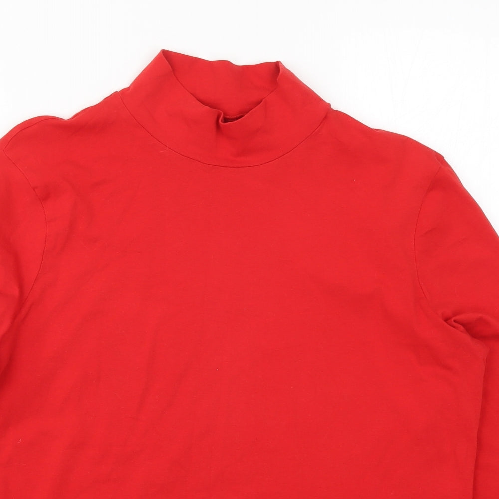Marks and Spencer Womens Red   Basic T-Shirt Size 18