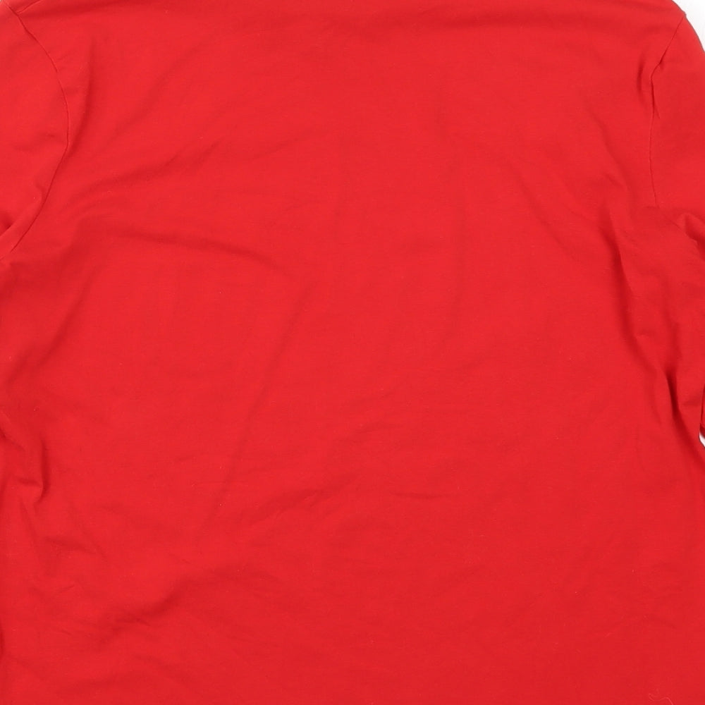 Marks and Spencer Womens Red   Basic T-Shirt Size 18