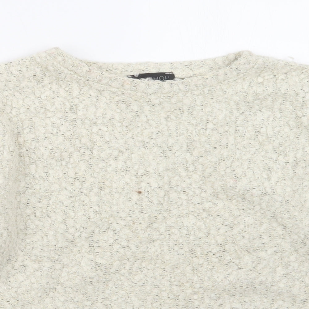 Topshop Womens Beige   Pullover Jumper Size 12