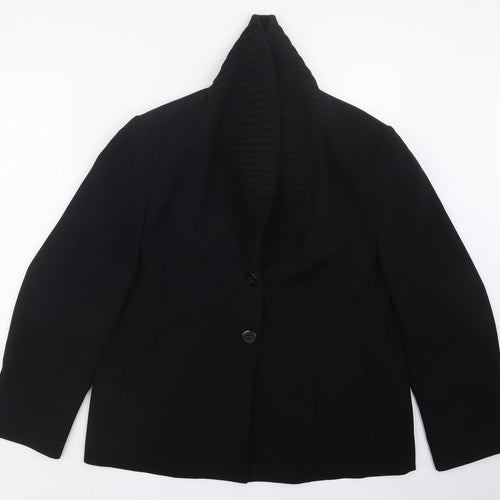 CAVITA Womens Black   Jacket  Size 18