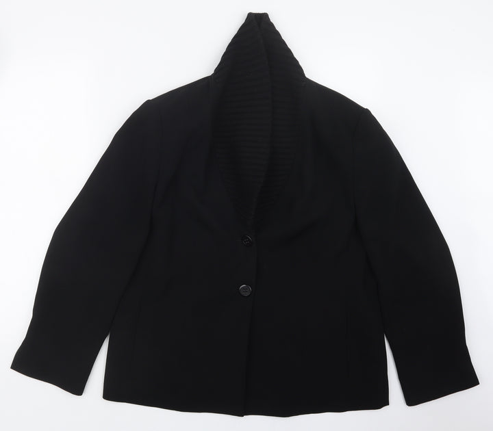 CAVITA Womens Black   Jacket  Size 18