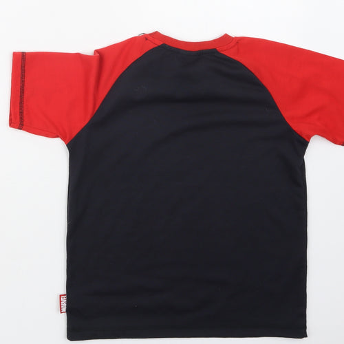 TU Boys Red Geometric   Pyjama Top Size 8-9 Years  - Spider-Man