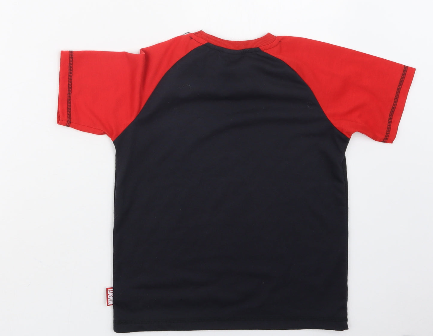 TU Boys Red Geometric   Pyjama Top Size 8-9 Years  - Spider-Man