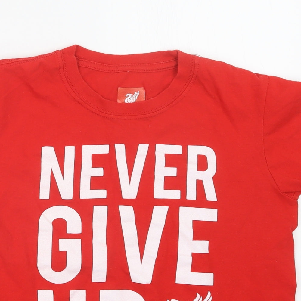 Liverpool FC Boys Red   Basic T-Shirt Size L  - Liverpool FC