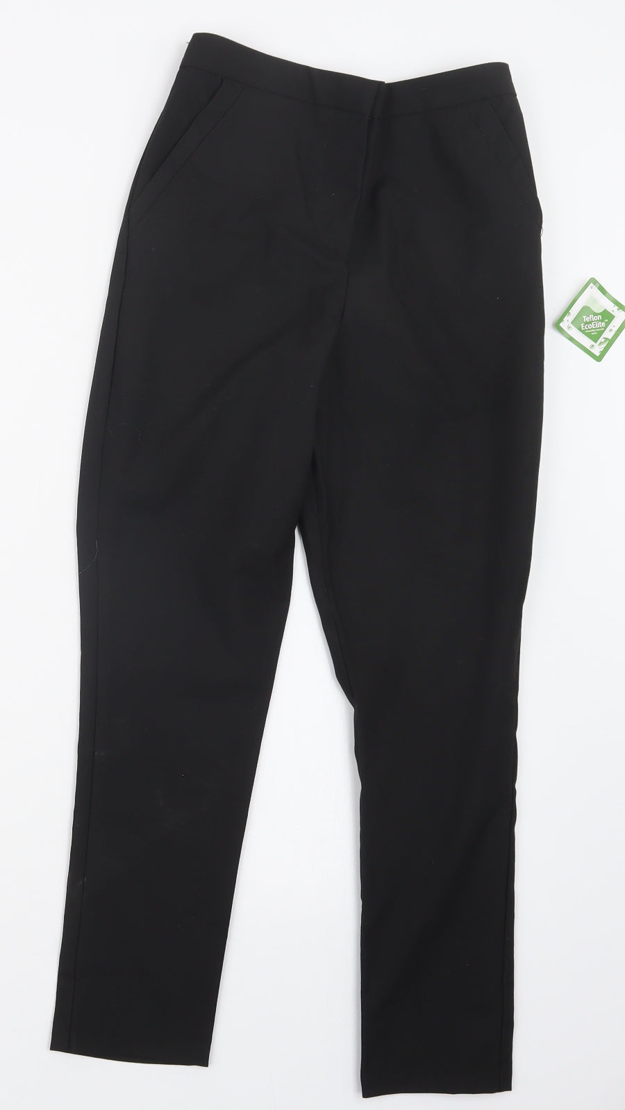 George Girls Black   Cargo Trousers Size 9-10 Years