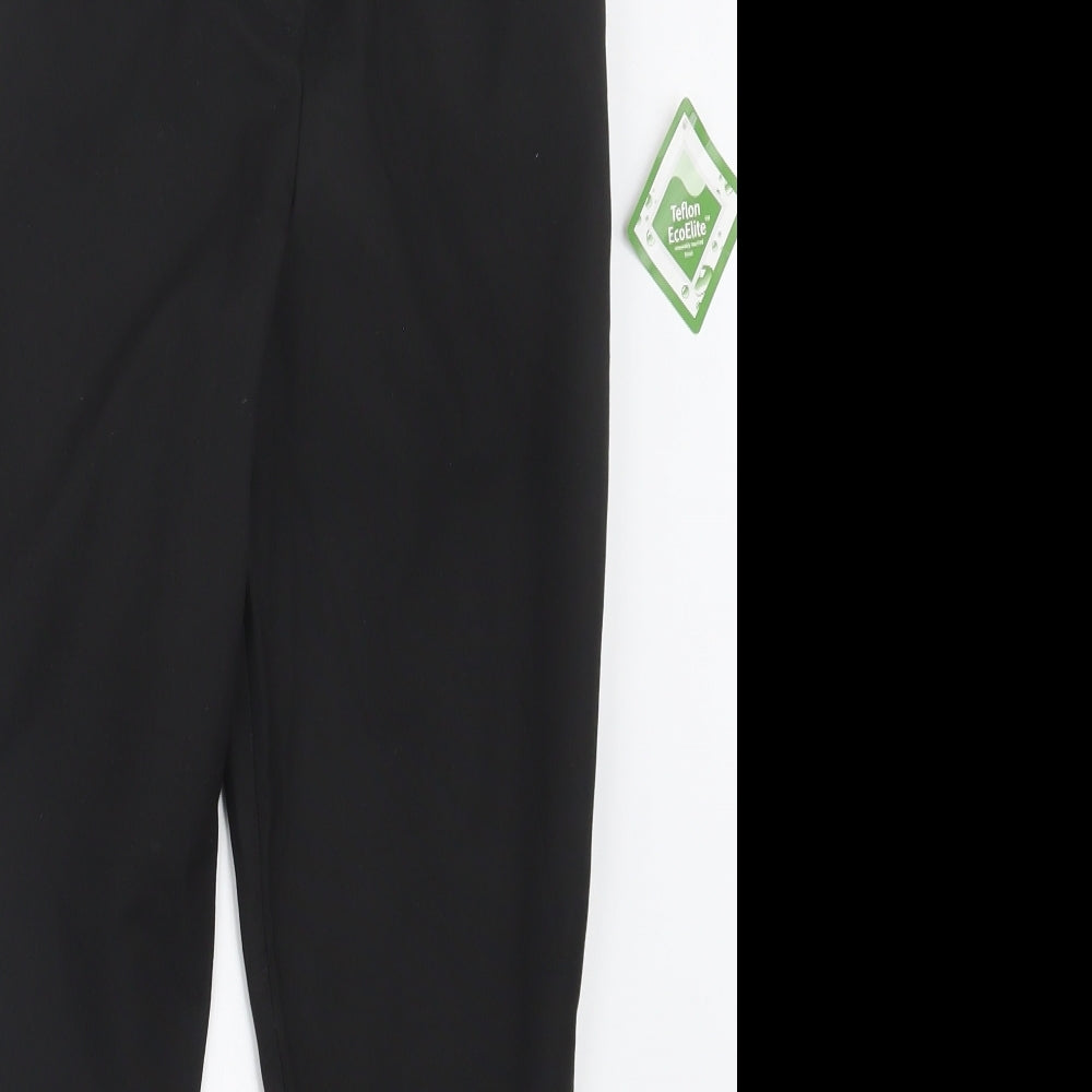 George Girls Black   Cargo Trousers Size 9-10 Years