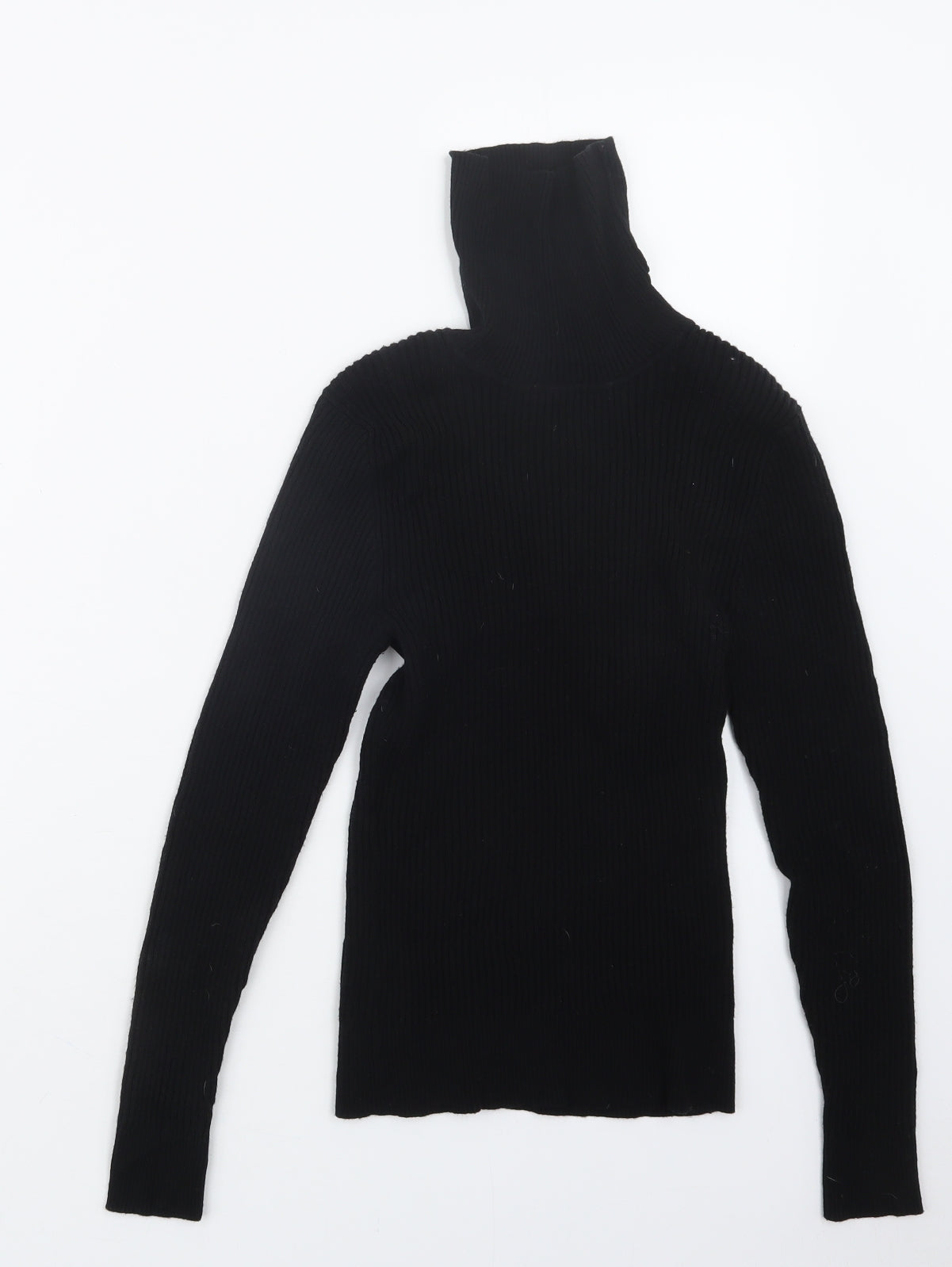 Primark Womens Black  Knit Pullover Jumper Size 12