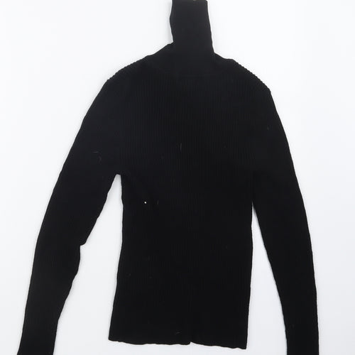 Primark Womens Black  Knit Pullover Jumper Size 12