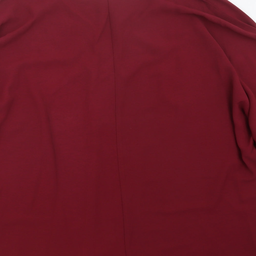 SheIn Womens Red   Basic Blouse Size L