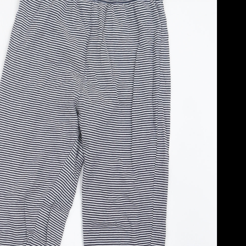 George Girls Blue Striped  Capri Pyjama Pants Size 11-12 Years