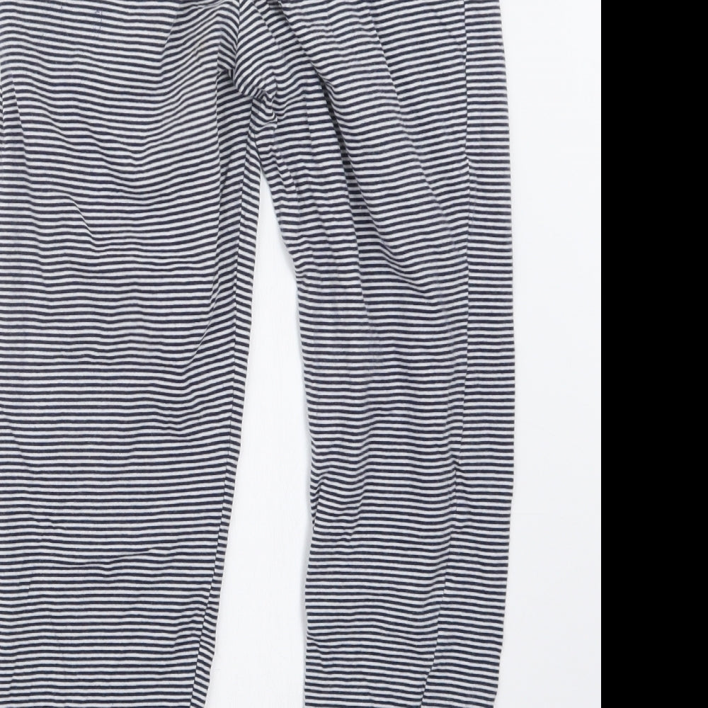 George Girls Blue Striped  Capri Pyjama Pants Size 11-12 Years