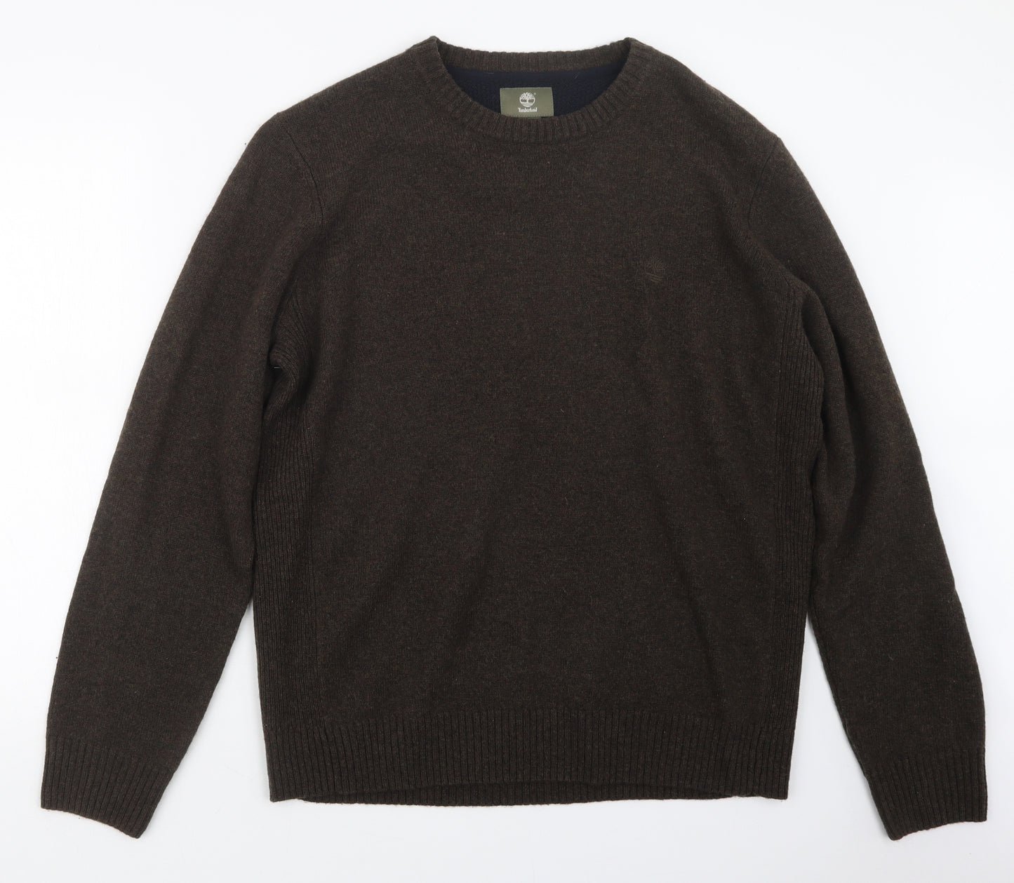 Timberland Mens Brown  Knit Pullover Jumper Size XL