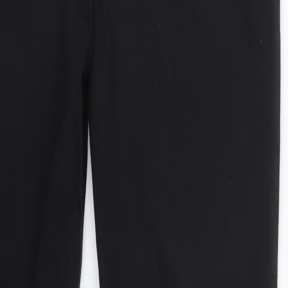 Marks and Spencer Womens Black  Denim Straight Jeans Size 16 L32 in